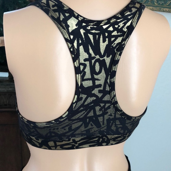 Vintage Gold & Black Zumba top & bottoms - Picture 6 of 7